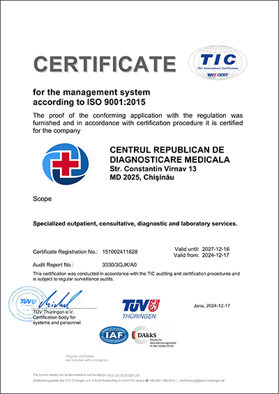 ISO 9001:2015 IMSP CRDM